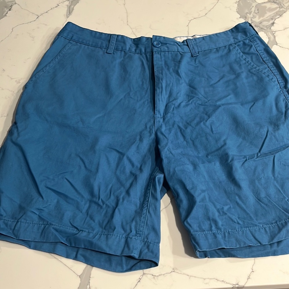 St. John’s Bay Blue Khaki Shorts- size 36